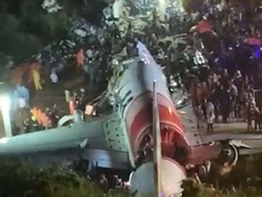 Exclusive footage of Air India flight IX1344 crash site