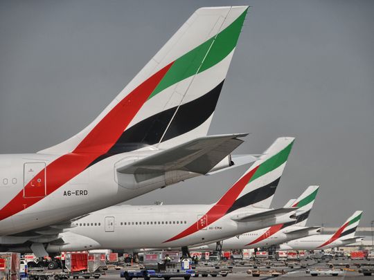 Stock Emirates aircraft airlines