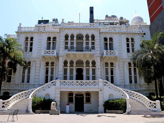 In pictures: A landmark 19th century palace destroyed in Beirut blast ...