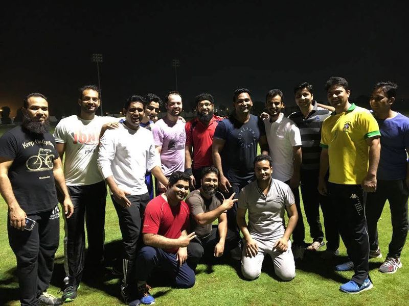 Danish Sheikh and the cricket team