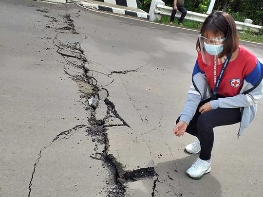 Photos Magnitude 6 6 Earthquake Jolts Central Philippines News Photos Gulf News