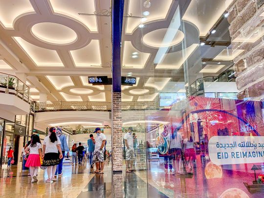 Stock shopping Dubai mall of the emirates