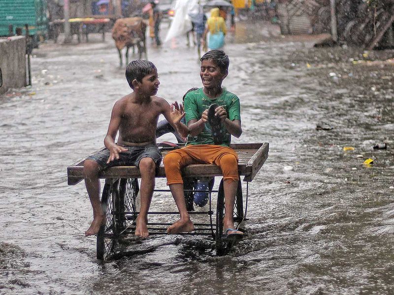 Delhi rain flood India