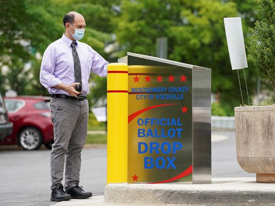 Drop Box US election coronavirus