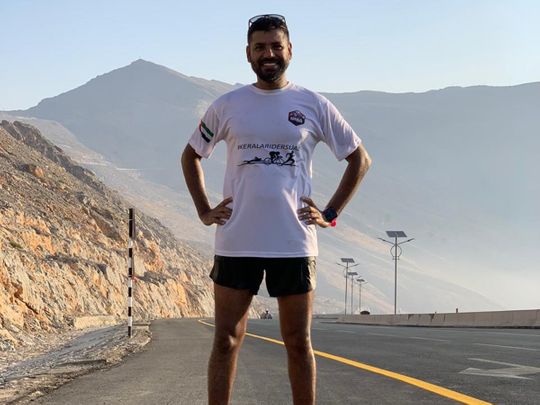 UAE-based Jacob Thankachen ran a unique 70km ultra-marathon up Jebel Jais in RAK