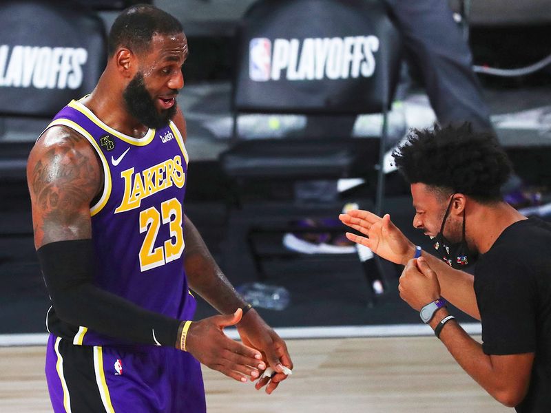 Lebron James was the star for LA Lakers against Portland