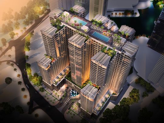 Dh1 billion mega Jumeirah Lakes Towers project changes name to 'Golf Views Seven City' | Property – Gulf News