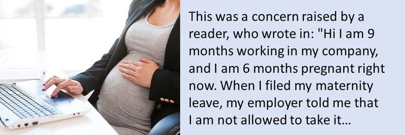 Fired for being pregnant Maternity leave