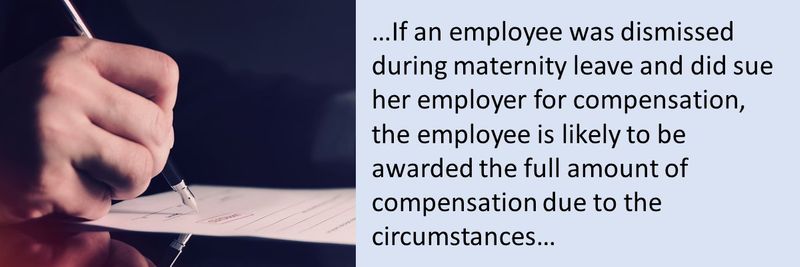 Fired for being pregnant Maternity leave