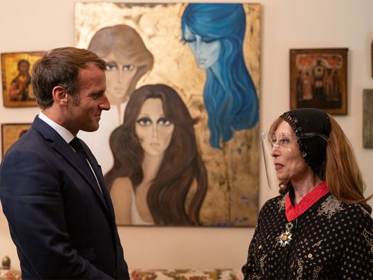 Fayrouz and Macron