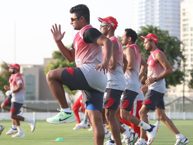 Kings XI Punjab and made sure they got the hard work in as the weather cooled in the UAE.