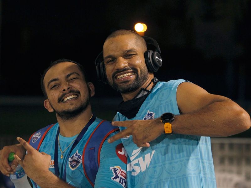 Some of the biggest smiles on show were at Delhi Capitals training.