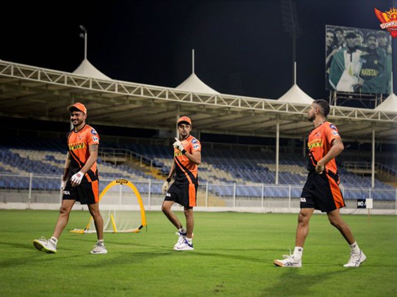 Sunrisers Hyderabad are looking in the mood.