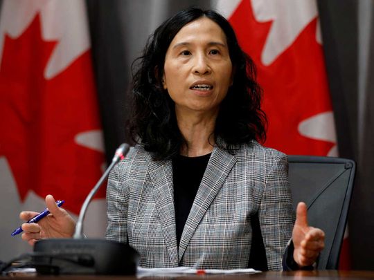 Canada's chief public health officer, Dr Theresa Tam