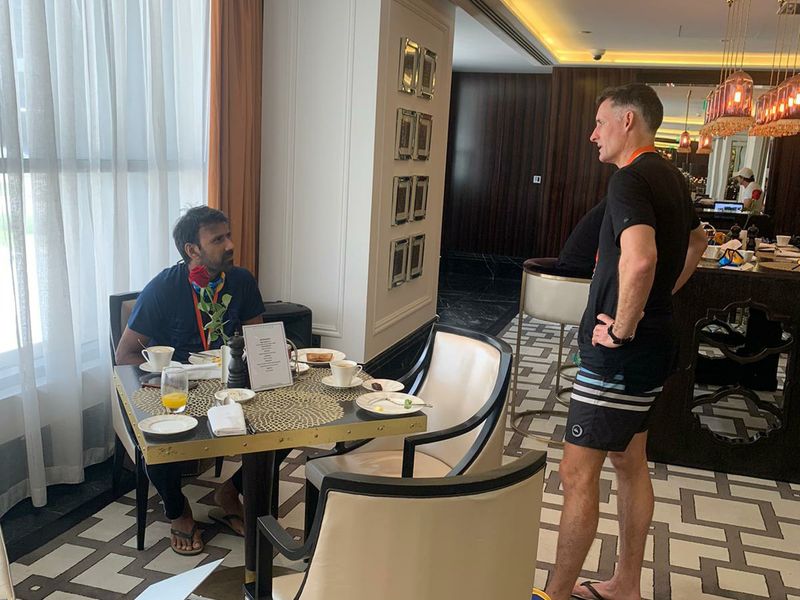 Chennai Super Kings grab a bite after quarantine in Dubai