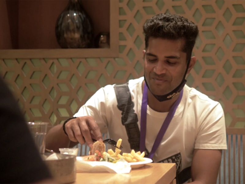 Kolkata Knight Riders' Shubman Gill works up an appetite