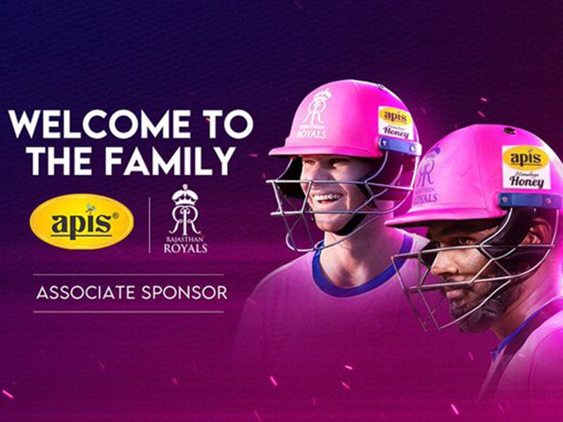 Rajasthan Royals and APIS Honey are partners