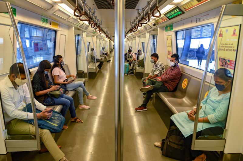 Photos Delhi Metro Resumes Operations After Five Months News Photos Gulf News