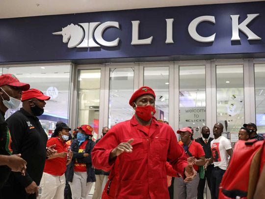 EFF Africa protests pharmacy Click ad racist hair