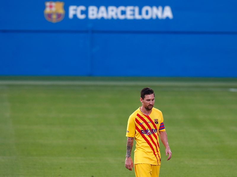 Lionel Messi played 45 minutes for Barcelona