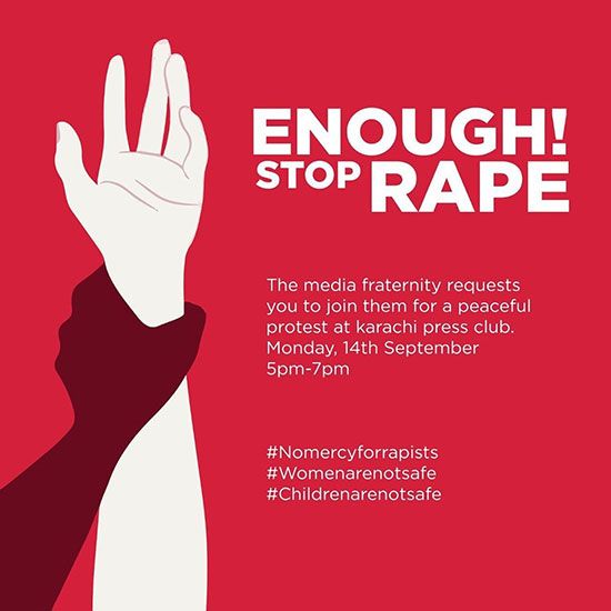 Stop rape poster