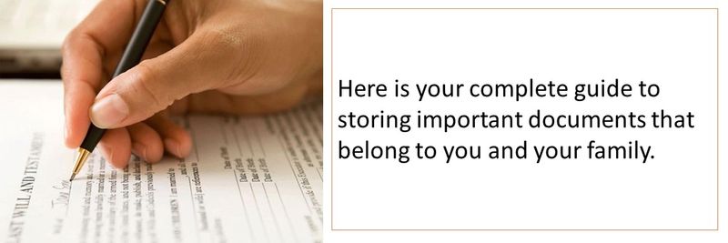 How to securely store your documents in the UAE