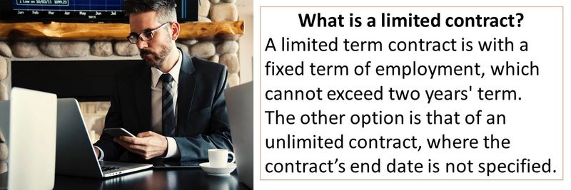 How can I terminate a limited contract  