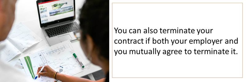 How can I terminate a limited contract  