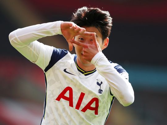 Son Heung-Min scored four goals in Tottenham's win over Southampton