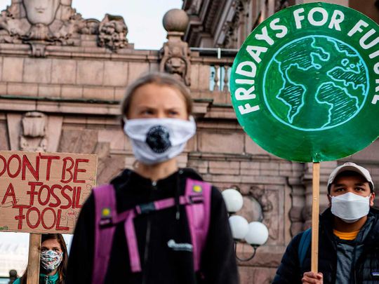  Swedish climate activist Greta Thunberg climate protest