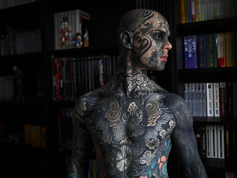 Sylvain Helaine mr snake tattoo