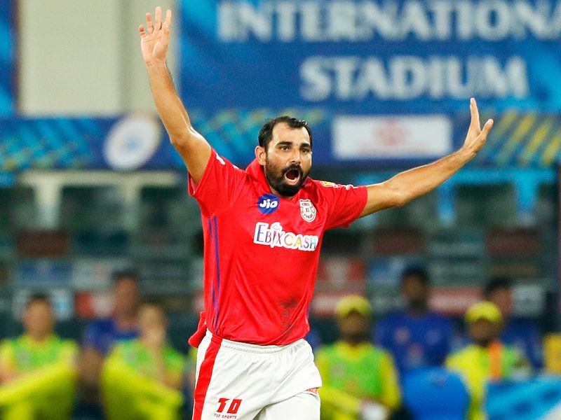 Mohammad Shami of Kings XI Punjab 