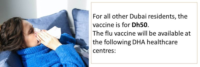 Cost of vaccine in Dubai: Dh50