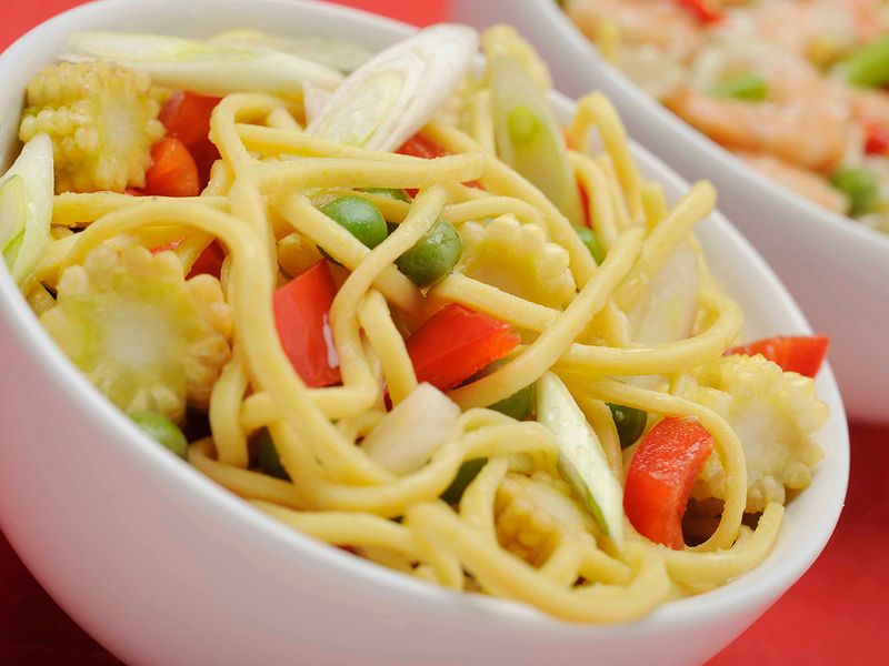 Vegetable noodle stir-fry