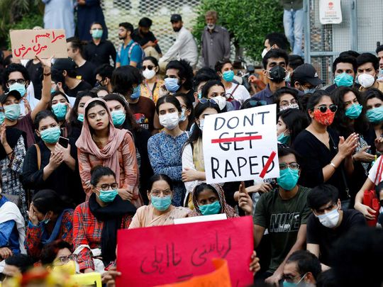 Pakistan rape protest highway