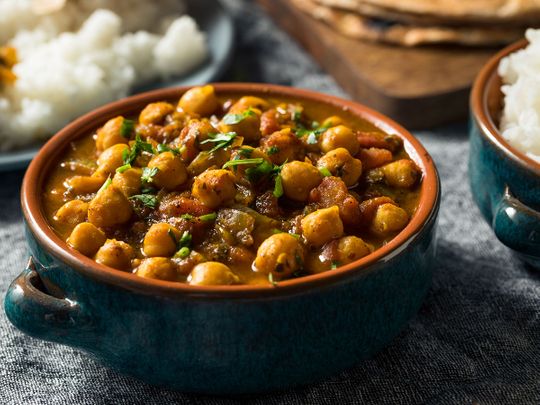 Chana masala, indian curry