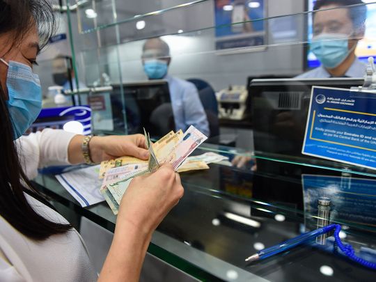 Stock Money exchange dirhams currency