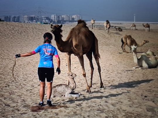 NAT Susan with camel-1603082398622