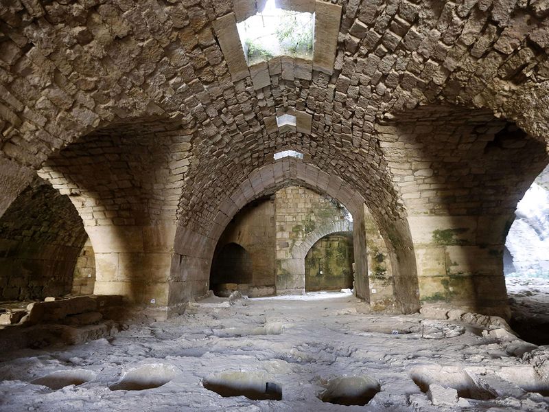 Photos: Syrians spruce up famed Crusader castle after years of war ...
