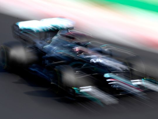 Lewis Hamilton took pole in Portugal