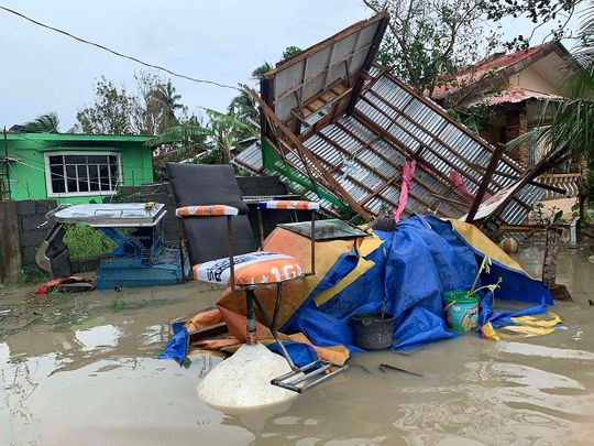 12 fishermen missing as Typhoon Molave drenches Philippines ...