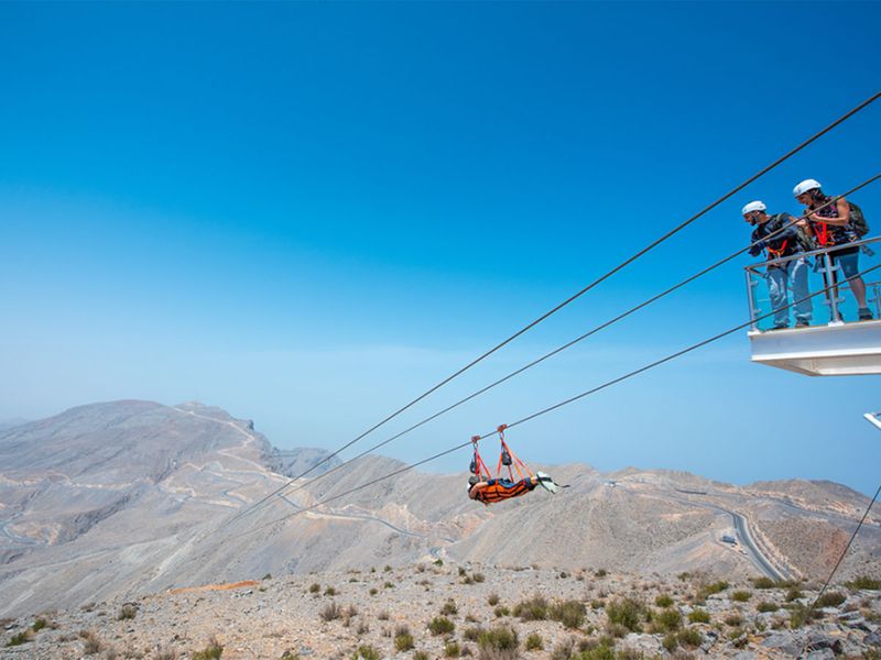 Jebel Jais zip line