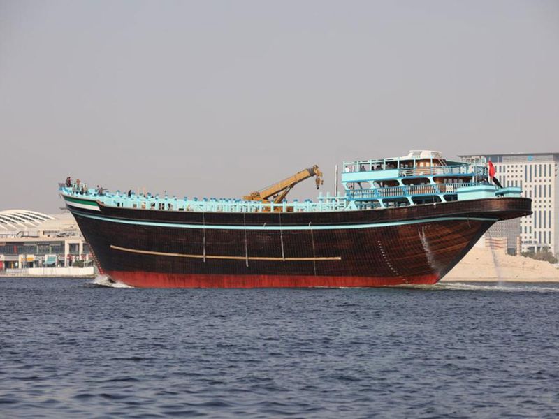World S Largest Wooden Arabic Dhow Sets Sail From Dubai News Photos Gulf News