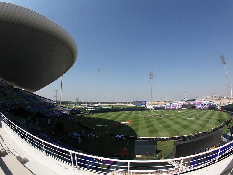 General view of the Sheikh Zayed Stadium, Abu Dhabi.