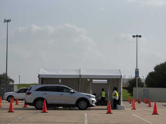 Drive-through Houston Texas vote