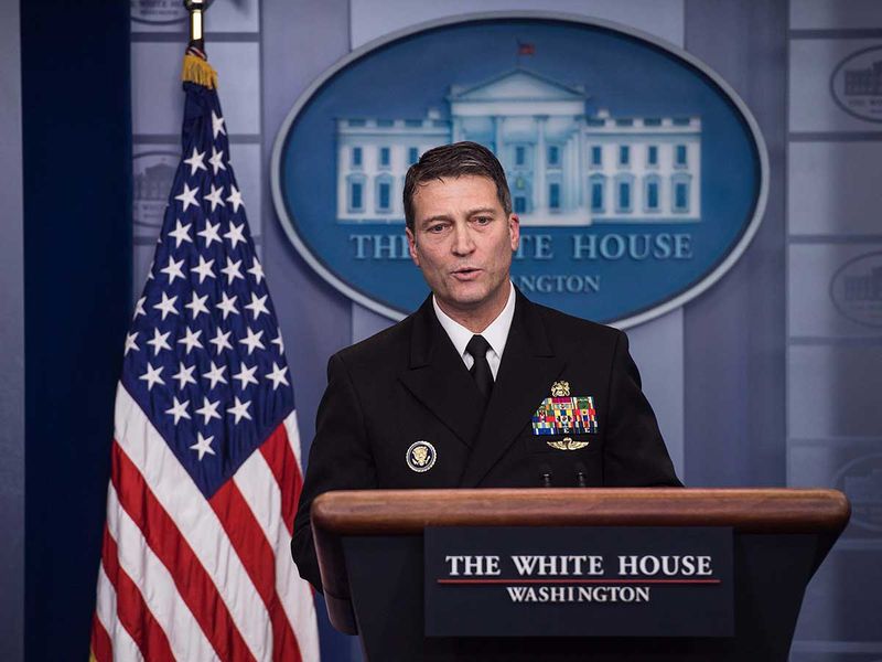 White House physician Rear Admiral Ronny Jackson 
