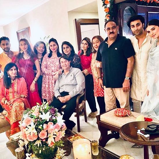 Kareena with Kapoor family