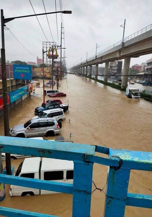 Typhoon Ulysses in Marikina Philippines