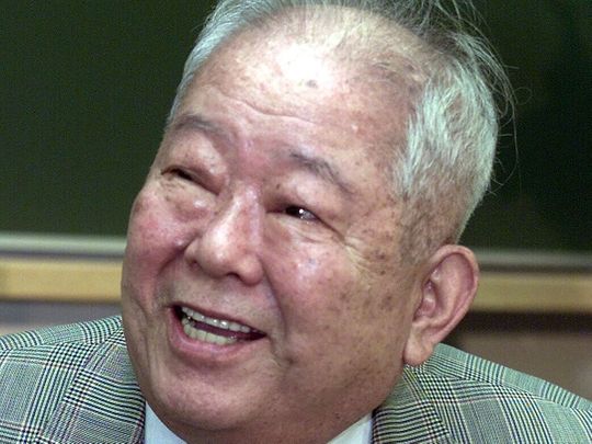 Japanese astrophysicist Masatoshi Koshiba