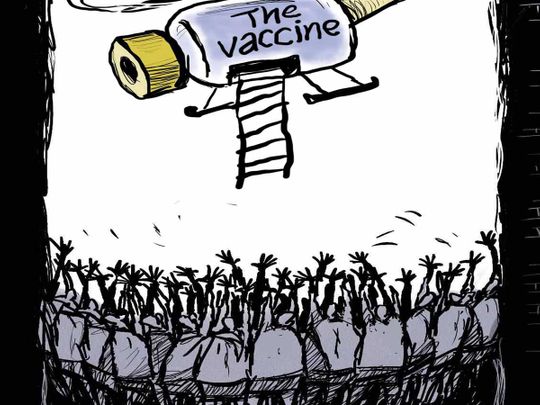 Cartoon: The scramble for COVID-19 vaccine | Cartoons – Gulf News